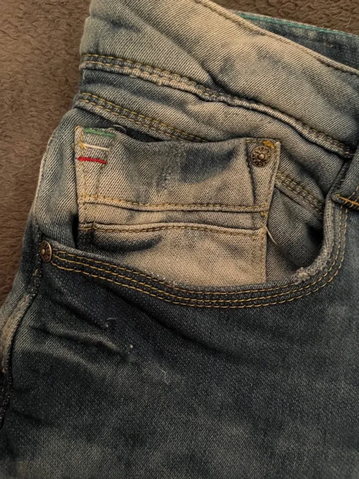 Short Alcott denin bleu jeans (p9) - photo numéro 4