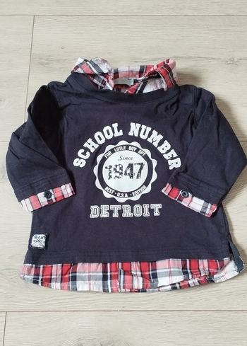 T-shirt ML garçon 12 mois gemo