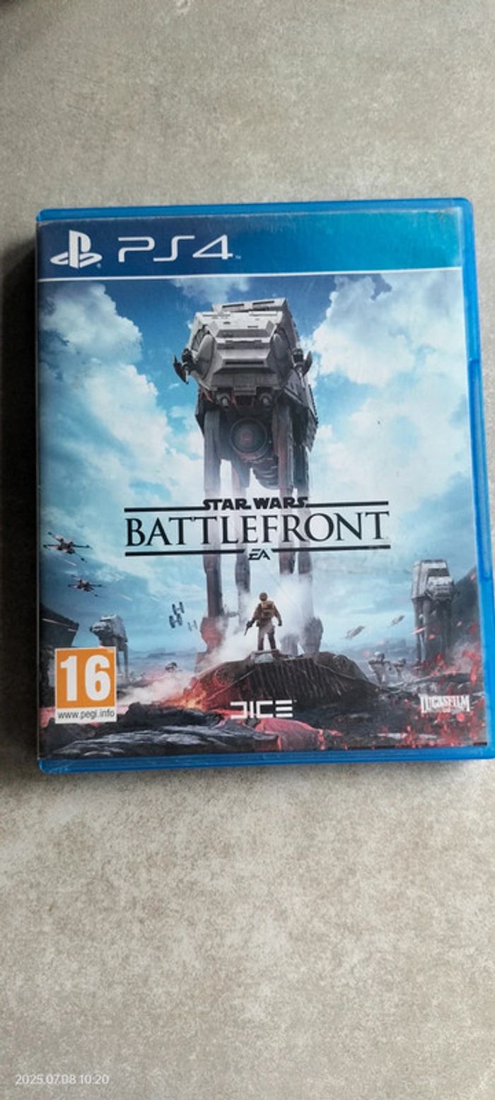 Jeux PS4 Star wars Battlefront