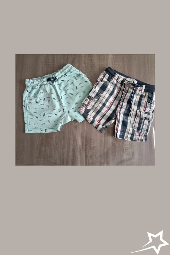 Lot de 2 shorts Lulu Castagnette 24 mois