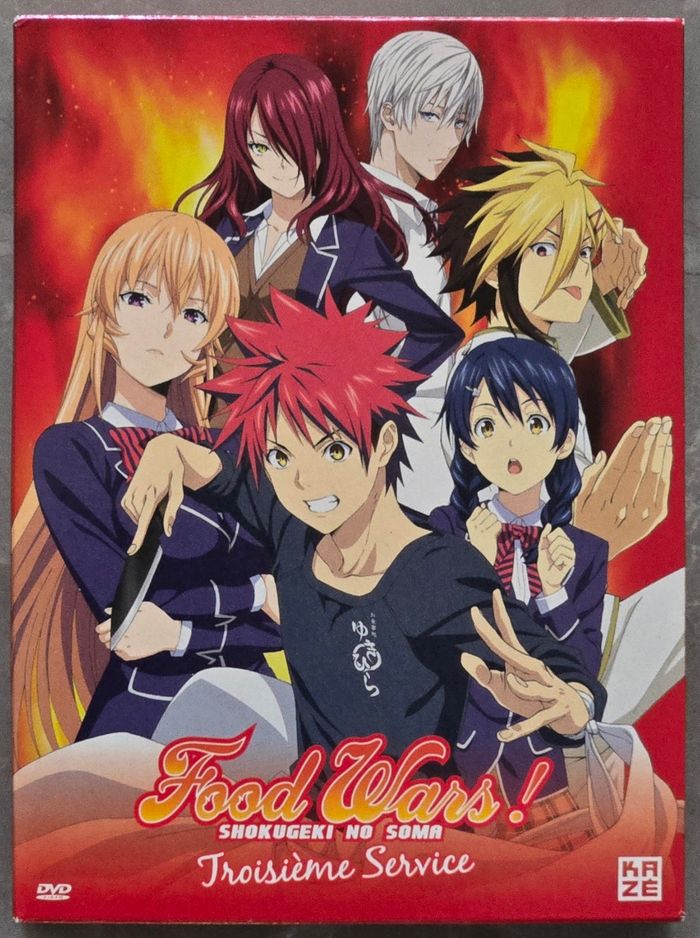 Food Wars Shokugeki No Soma (Troisième Service) Dvd d'occasion en très très bon état comme neuf