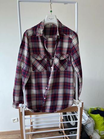 Chemise à carreaux femme Pimkie couleur bordeaux très bon état