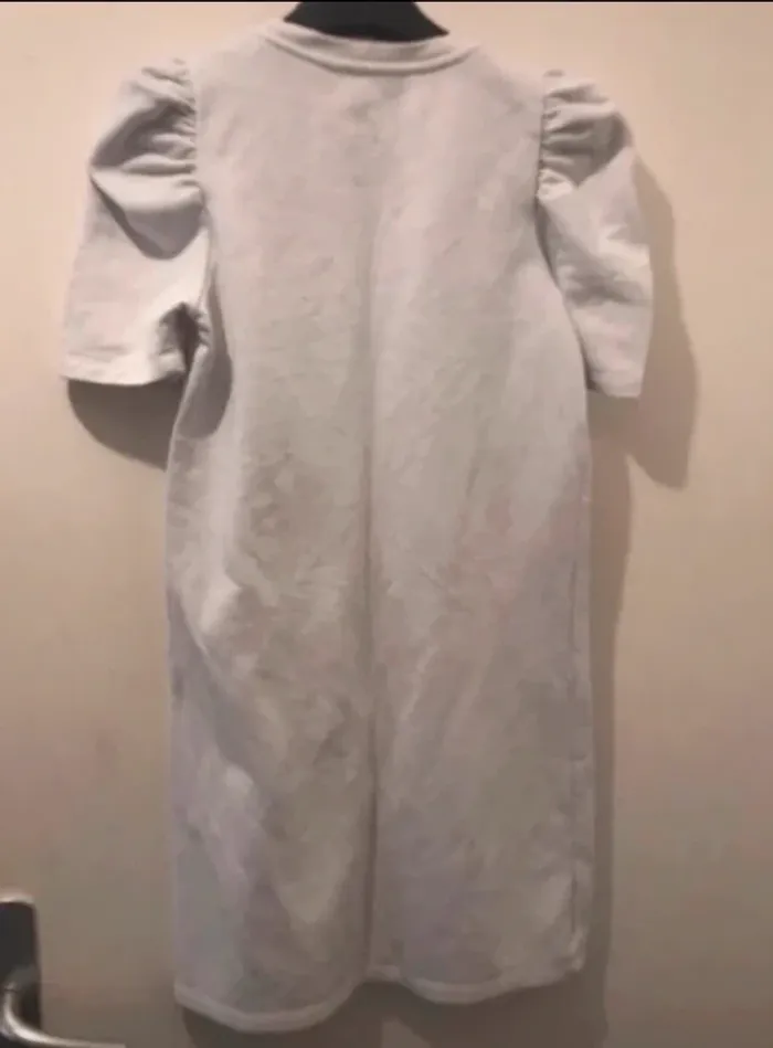 Robe tunique Zara manches courtes blanche taille S - photo numéro 2