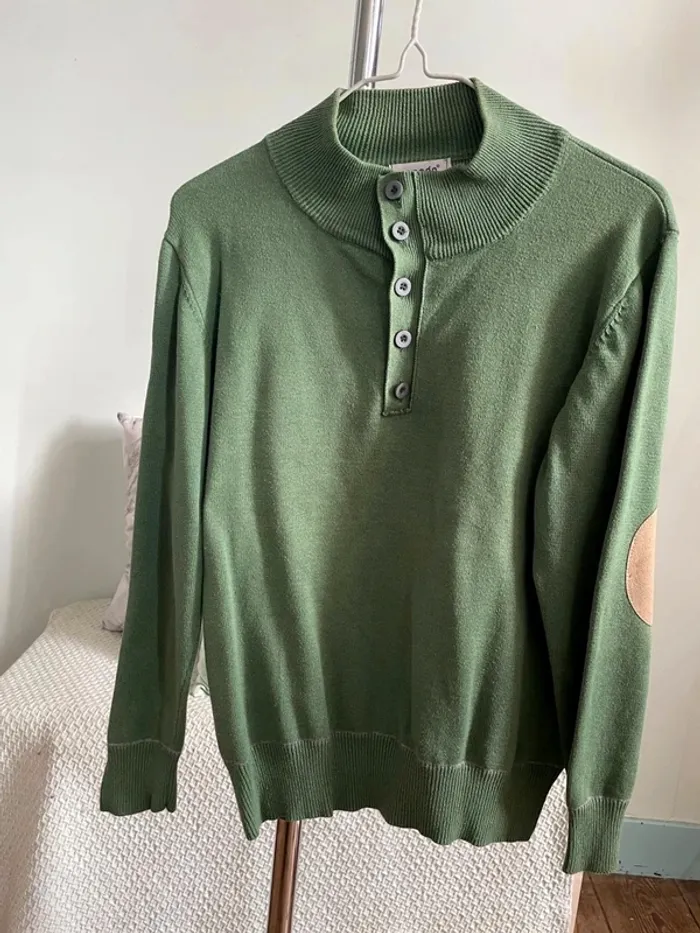 Pull mi saison en fil de coton Bonbon.