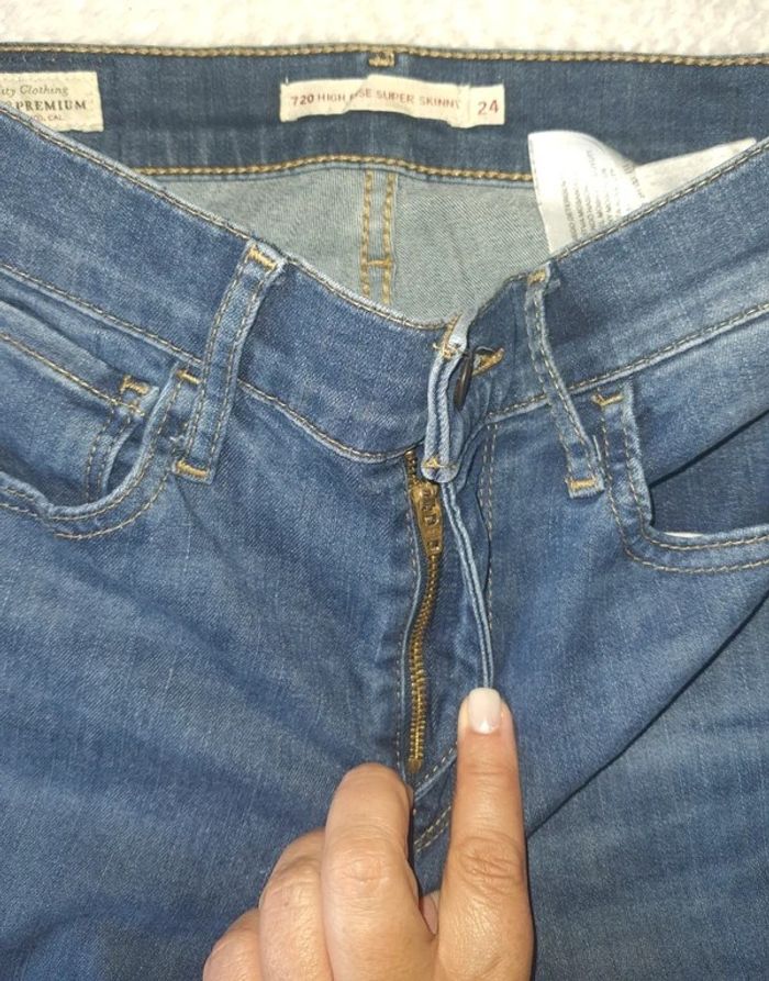 Jeans femme Taille haute 34 - XS - photo numéro 4