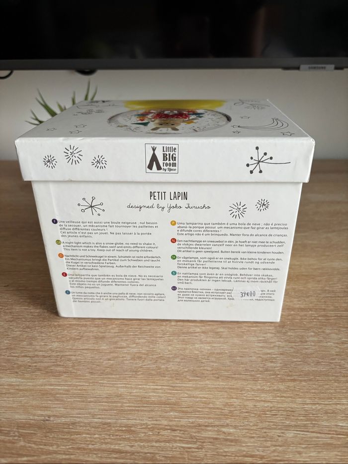 Veilleuse  lapin Little big room by djeco - photo numéro 6