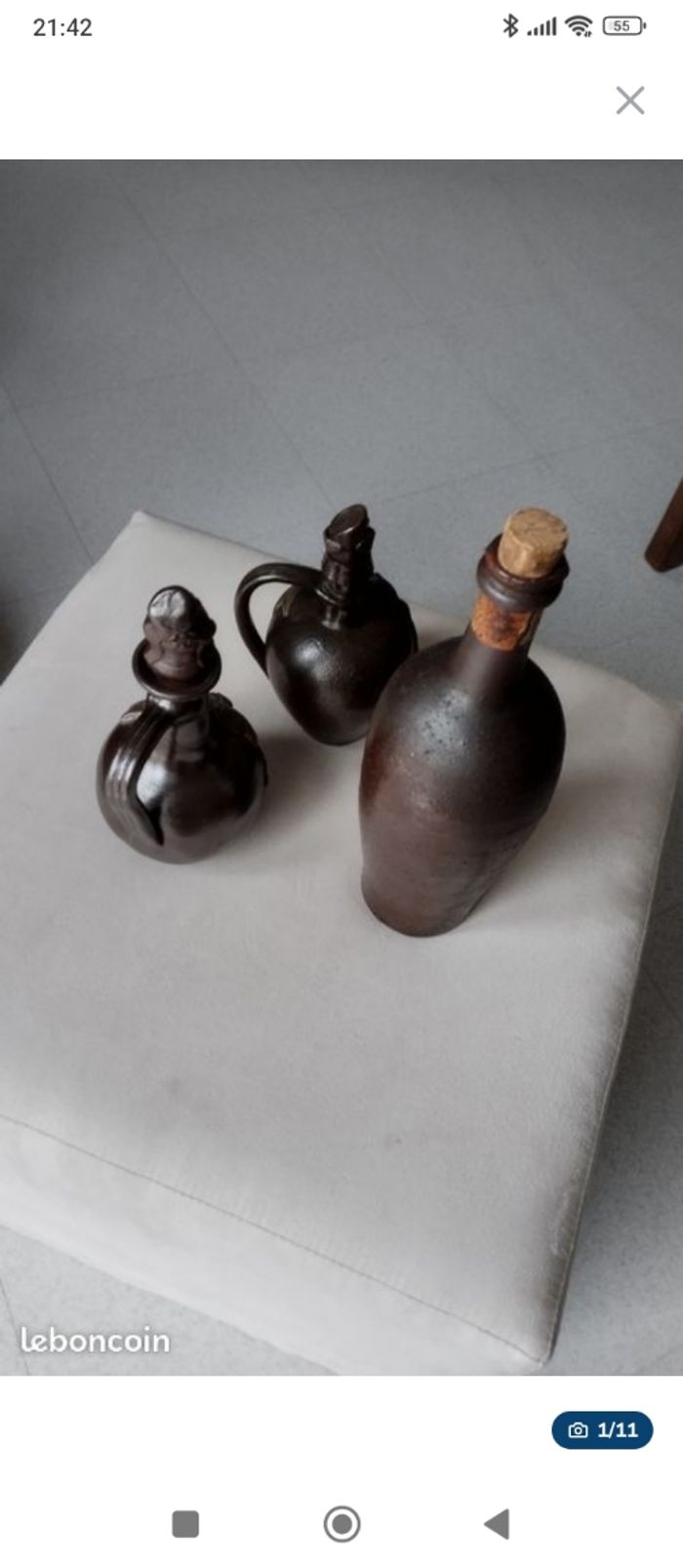 Bouteilles en grès