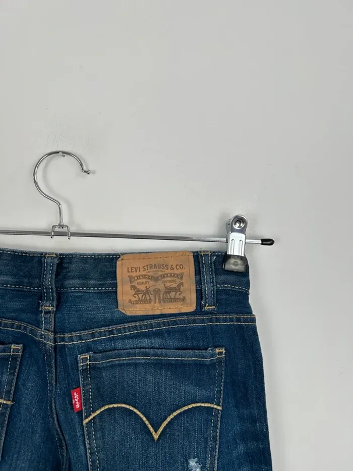 Jean Levi's Fille Bleu Marine | Boyfriend | Taille 14 Ans | Très Bon État SJ034 - photo numéro 7