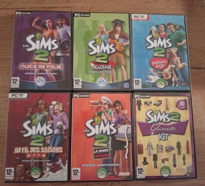 Lot jeux Les Sims 2