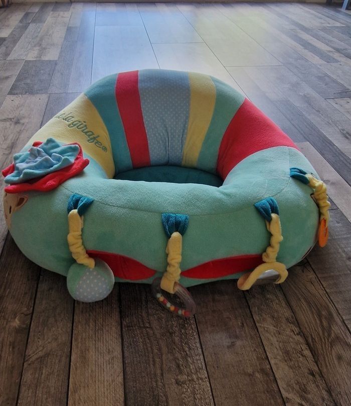 Fauteuil/ siège/ coussin d'éveil Sophie la girafe - photo numéro 3