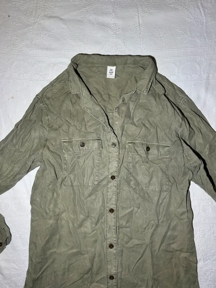 Chemise kaki vintage - photo numéro 4