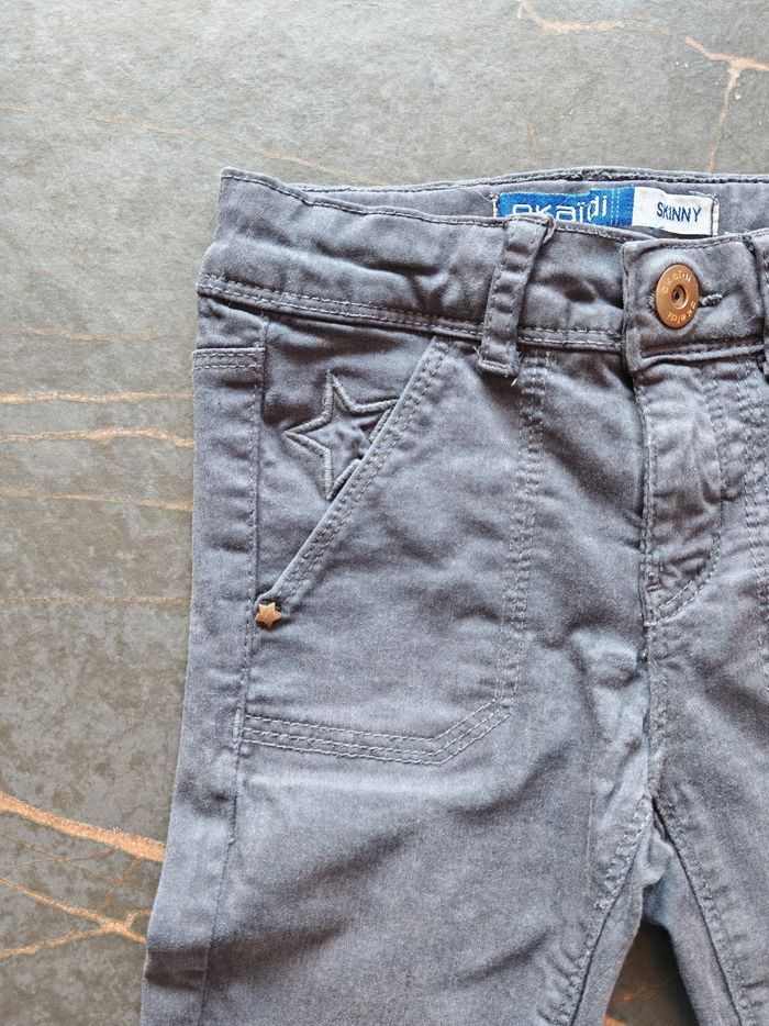 Pantalon skinny anthracite Okaïdi 4 ans - photo numéro 5