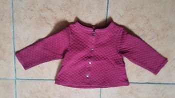 Gilet bébé fille 12 mois rouge Okaïdi