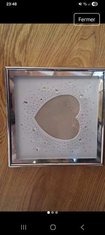 Cadre forme de coeur