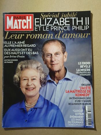 Paris match magazine Elizabeth II prince philip