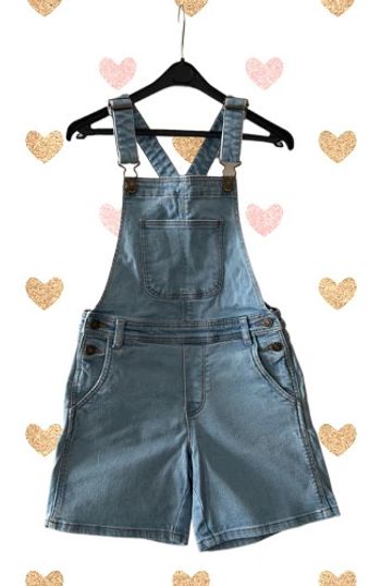 Salopette courte en jean 8 ans - Monoprix Kids