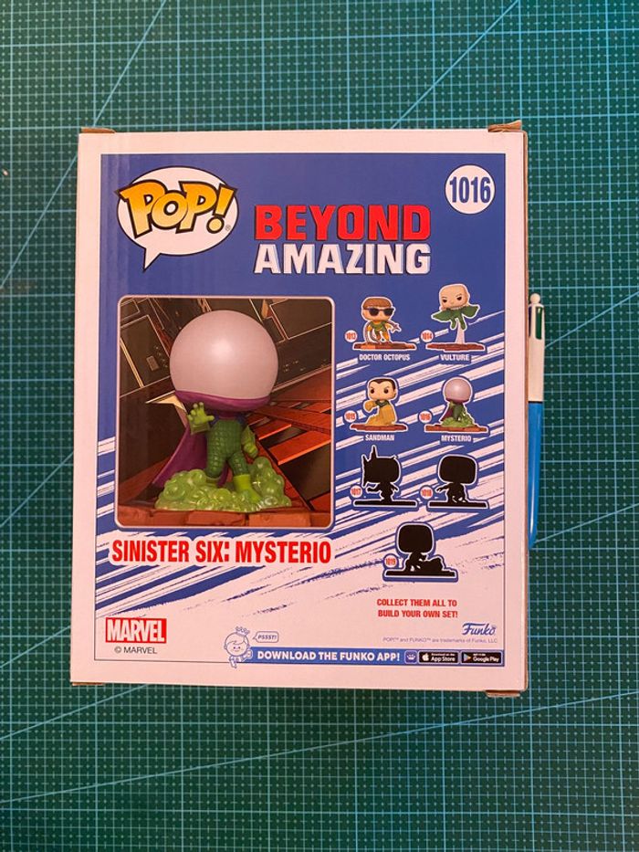 Figurine POP Marvel - Sinister Six Mysterio ref 1016 - Funko 2022 - photo numéro 3