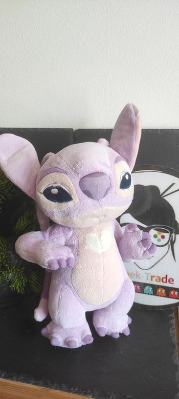 peluche angel stitch violet rose coeur Disneyland Paris disney Fille Plush