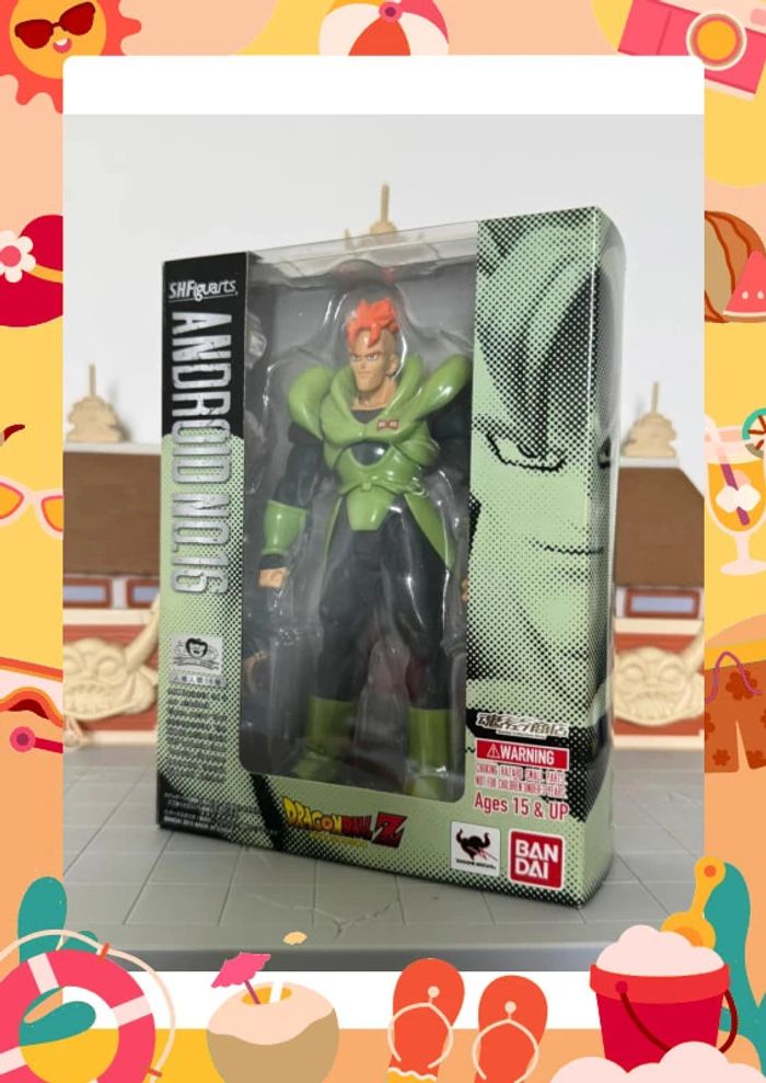 SH figuarts dragon ball z Android 16 C16 en boite - photo numéro 3