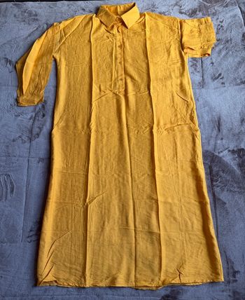 Robe longue orange, Taille Unique