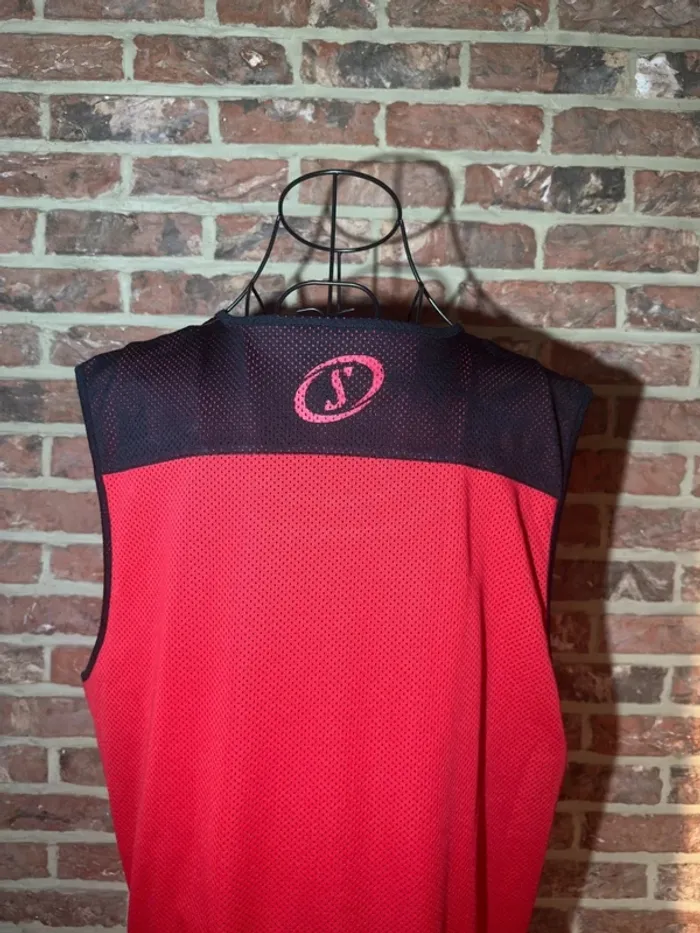Maillot basketball réversible noir et rouge Spalding Taille XL/42 - photo numéro 9