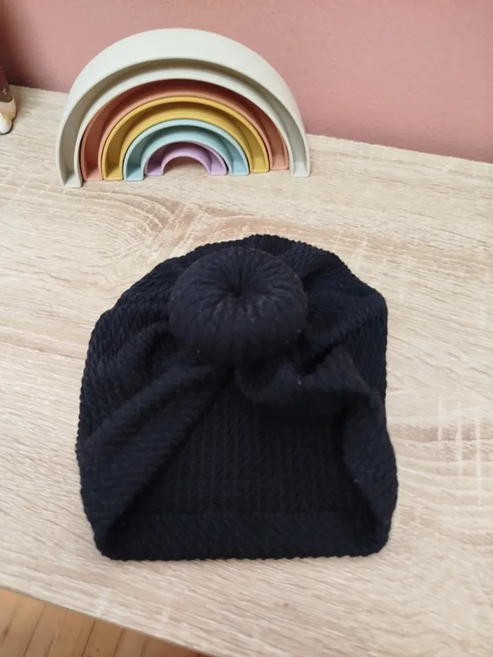 Nœud cheveux noir
