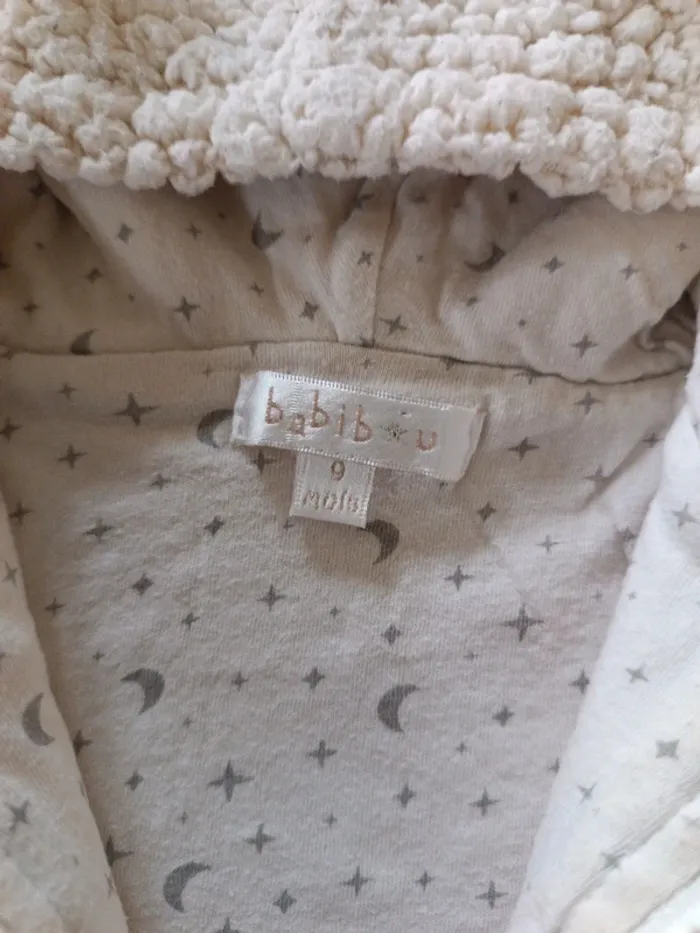 Manteau à capuche Babibou 9 M - photo numéro 3