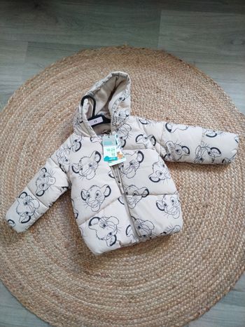 Manteau simba roi lion 18/24 mois primark disneyb