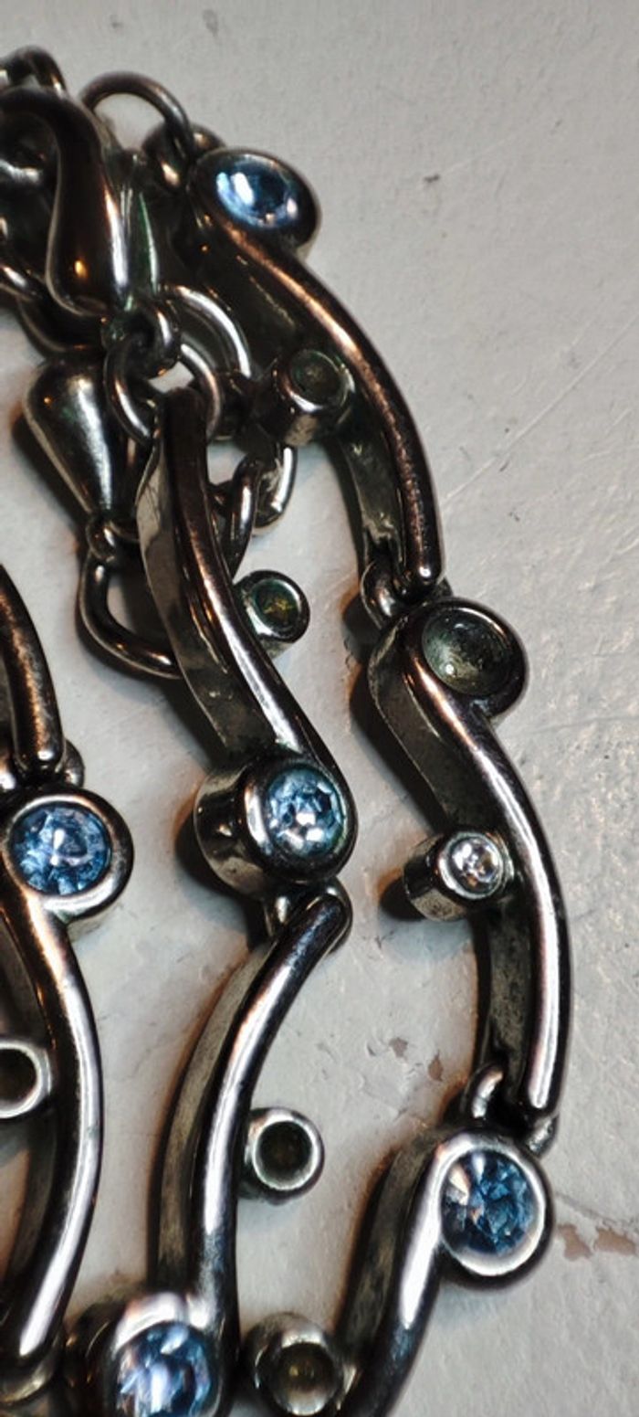 Collier métallique et strass - photo numéro 9