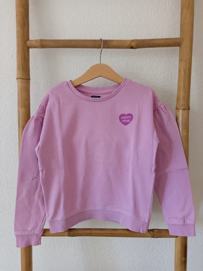 Sweat rose lilas 8 ans