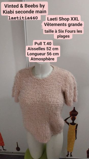 Pull femme T.40 Atmosphère