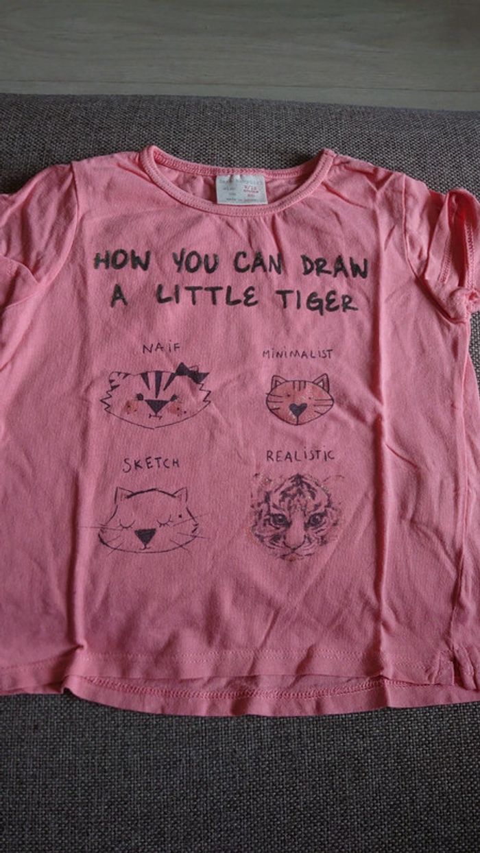 Tee shirt tigre Zara