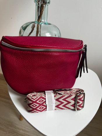 Sac banane rose framboise