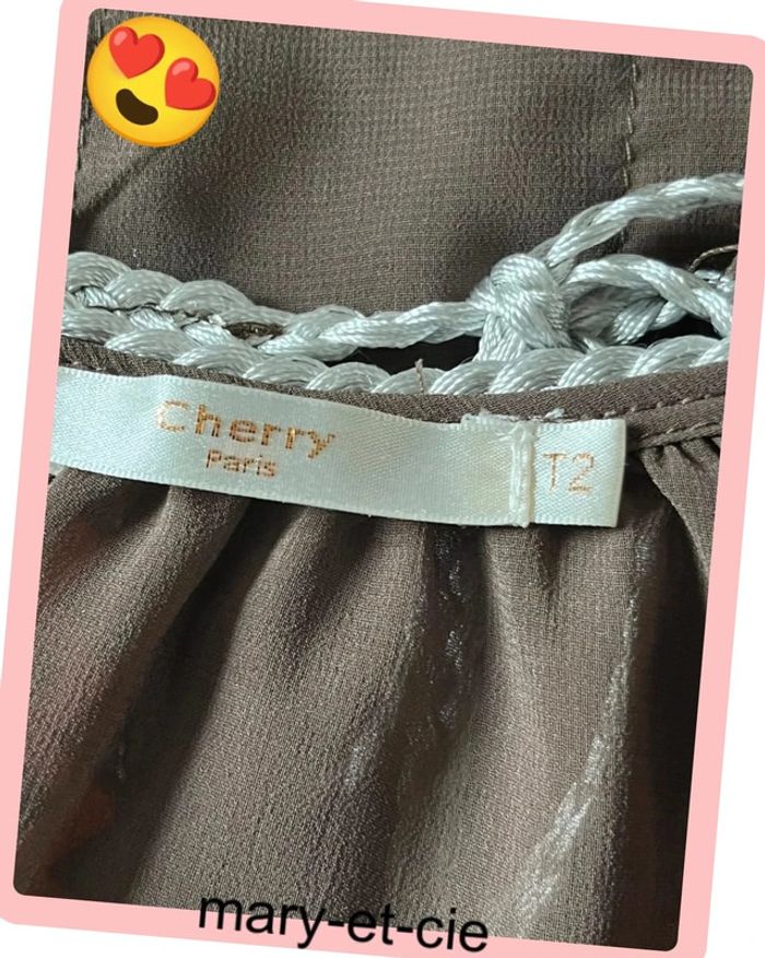 SOLDÉ - Blouse manches longues taille 2 - Cherry - photo numéro 6