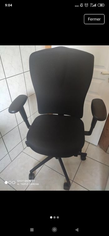 Chaise ordinateur bureau