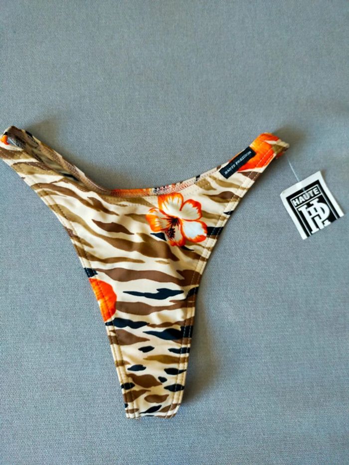 Haut de bikini imprimé safari fleuri – Taille 36 – Haute Pression – Neuf avec étiquette