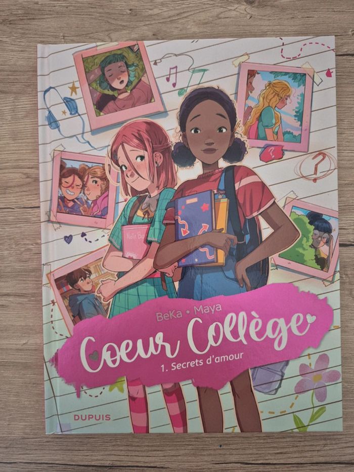 Bande dessinée Cœur collège