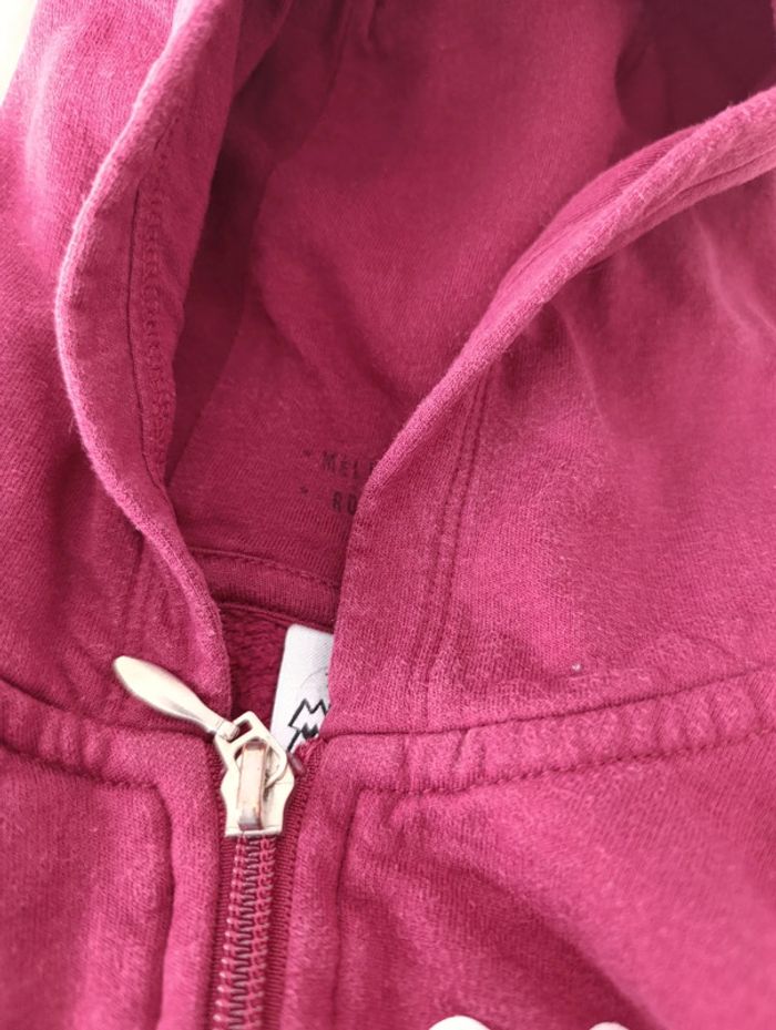 Veste sweat zippée taille 4 ans Minnie - photo numéro 3