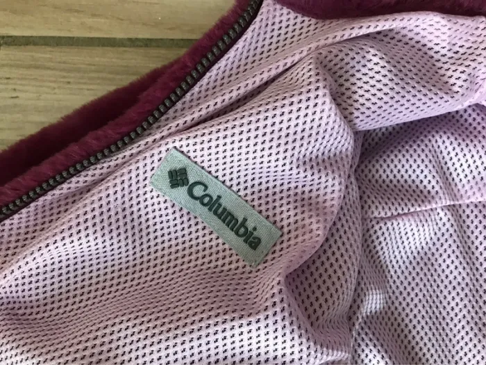 Veste fourrure réversible violette L Columbia - photo numéro 7