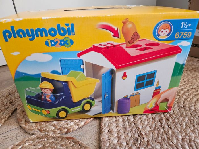 Playmobil 123 6759 camion benne et ferme - photo numéro 2