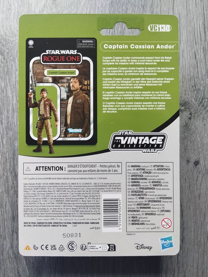 Star Wars Rogue One : Cassian Andor Figurine Vintage Collection 9.5cm - photo numéro 5