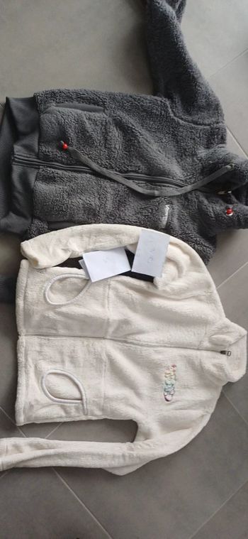 Lot de 2 polaires zippés Taille S