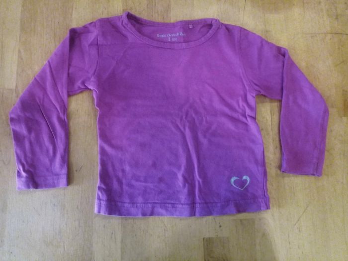T shirt manches longues 3 ans