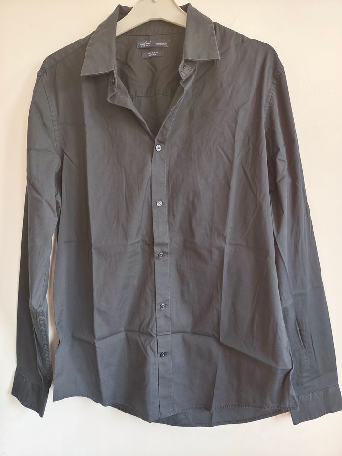 Chemise noire super slim – Taille S – MNG Man