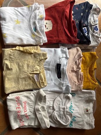 Lot de tee shirts bébé 