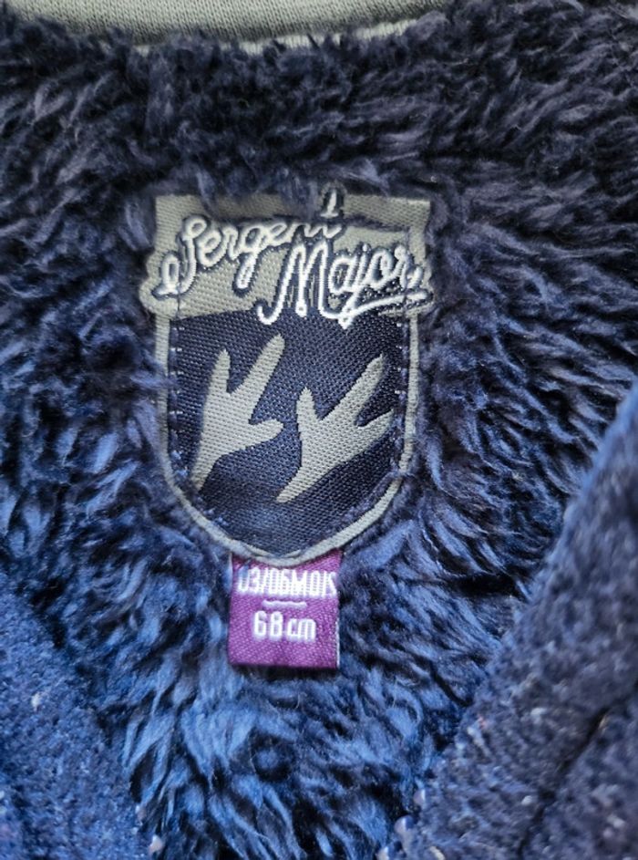 Veste gilet zippé polaire garçon 3 mois - photo numéro 4