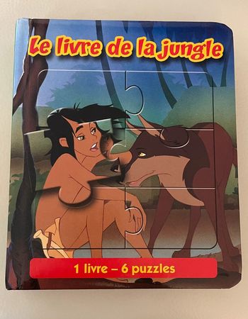 Livre puzzle - le livre de la jungle