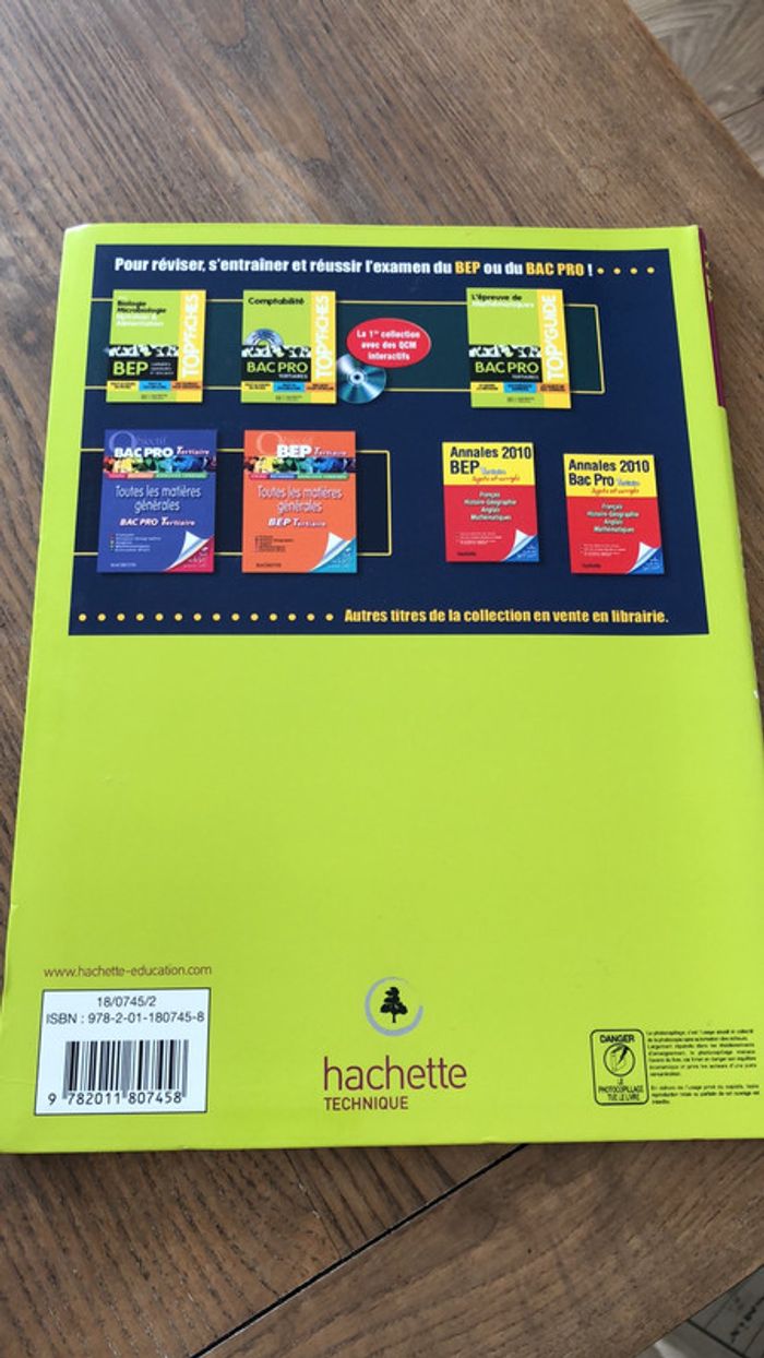 Livre scolaire 2de bac pro - photo numéro 2