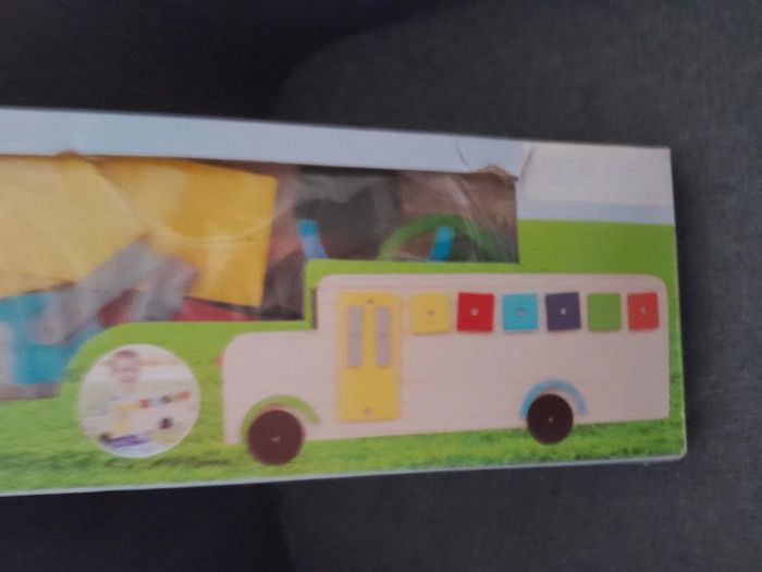 camion à clouer de marque BS en bois - jeu de clous - montessori - photo numéro 3