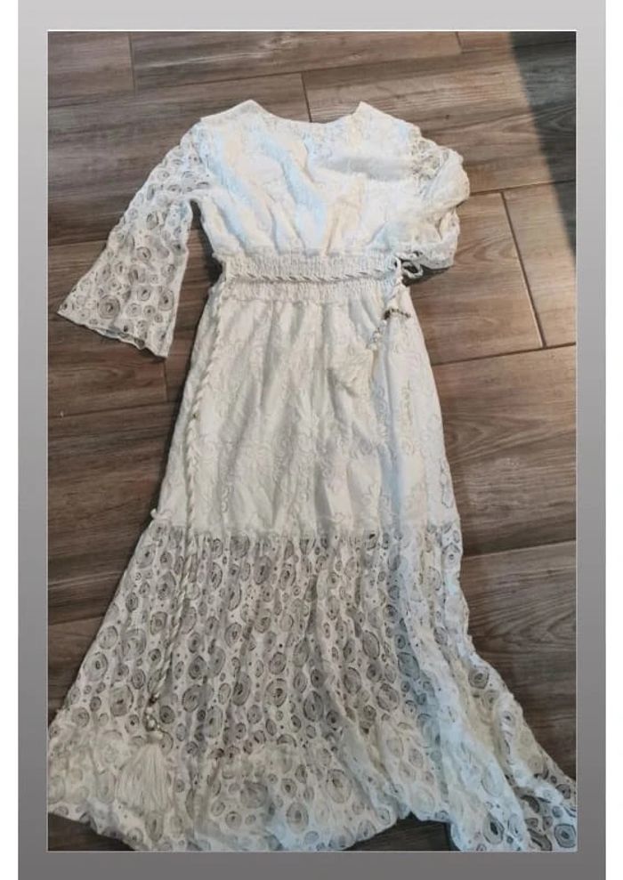 Robe blanche Azaka Taille S/M - photo numéro 5